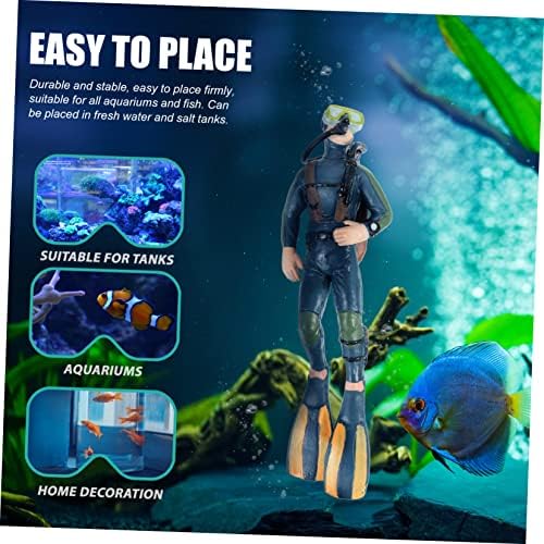 Ipetboom Diver Модел Ocean Decor Играчки, Настолни Играчки Са Подбрани Фигурка На Екшън Аэрирующие Украса За Аквариум Украшение За Аквариум