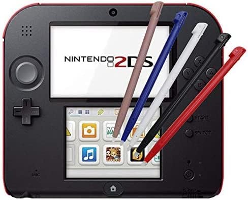 4 бр. пластмасова писалка за сензорен екран игрални конзоли за видео игра конзола Nintendo 2DS Tactil (черен)