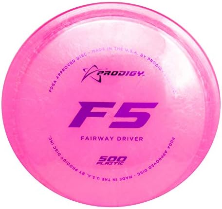 Диск за голф Prodigy Disc серия 500 F5 Fairway Driver Disc Golf [Цветове могат да се различават]