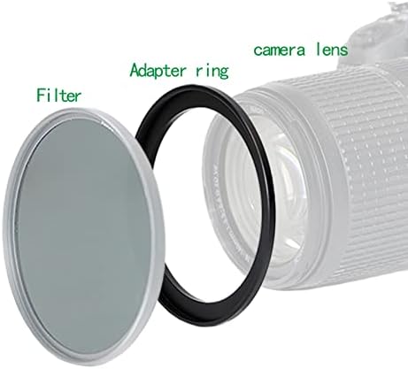 преходен филтър с увеличаване на пръстен от 46 мм до 72 мм за всички марки UV ND CPL с Метален пръстен с повышающими пръстени, Преходен