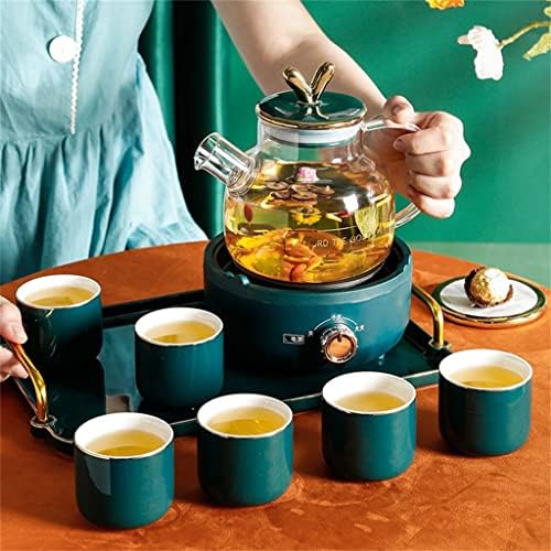 Чай в Скандинавски стил, Хол, Домашно Приветлив, Следобеден чай, Топлоустойчива Стъклена Кана, Комплект чаши за вода (Цвят: A, Размер: