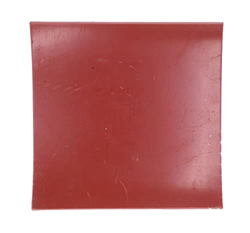Крепежни елементи за обръщане - Червен гумен лист SBR дебелина 1/16 инча - Червена гума прокладочный материал 6 x 6 инча (2 листа)