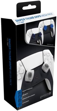 Gioteck обезмаслено мляко на прах PS5 – Дръжки за палеца PS5 Megapack Caps /Мъничета / Защитен силикон за Playstation джойстик 5 – Нескользящие