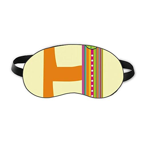 H Азбука Оранжево Плодов Сладък Модел Sleep Eye Shield Мека Нощна Превръзка На Очите Сянка На Кутията