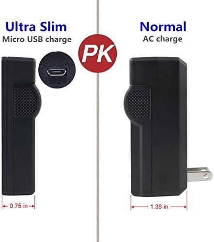 Зарядно устройство Kastar Slim USB за батерии Olympus BLH-1 BLH-01 PS-BLH1 BLH1 и цифров фотоапарат Olympus OM-D E-M1 Mark II
