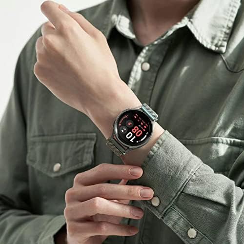 5 Опаковки еластични мрежести ленти с вериги, съвместим с Samsung Galaxy Watch 5 Pro band 45 мм/ Watch 5 и 4 40 мм 44 мм/ Watch 4 Classic