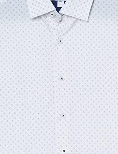 Риза с копчета с Ромбовидным модел за момче Isaac Mizrahi с дълъг ръкав