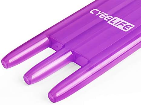 CyeeLife-Калъф за стреличките Розов Прозрачен пластмасов чантата си за дартс-11 цвята за всички видове стреличка-Титуляр-Пластмасов портфейл
