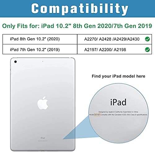 Калъф ProCase за iPad 10.2 2020 за iPad 8-то поколение / 2019 за iPad на 7-то поколение в комплект с калъф ProCase Kids за iPad 10.2