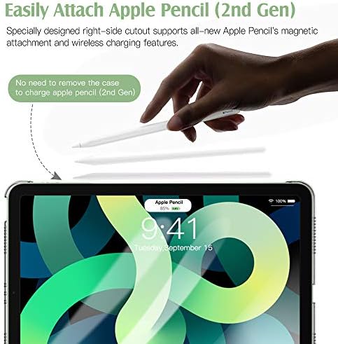 Калъф TiMOVO за новия iPad Air 5-ти /4-то поколение 10,9 инча, калъф за iPad 5 Air /iPad Air 4, [Поддръжка за зареждане на устройства
