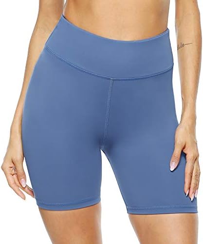 Дамски спортни къси панталони за йога PERSIT с принтом и висока талия, 2 Потайных джоба си, Матови, Спортни къси панталони за контрол