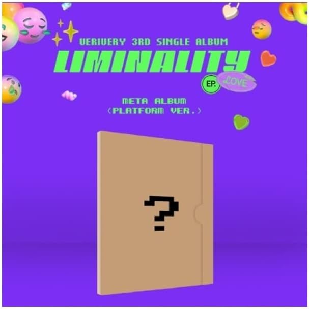 VERIVERY Liminality - Версия на платформа за 3-ти сингъл ЕП.LOVE Калъф за карти + албум с QR-фотокарточкой + Фотокарточка + Книжка за