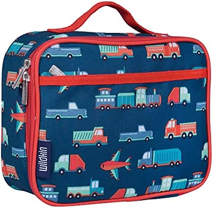 Детска раница Wildkin 12 Инча, Чадър, чанта за обяд-бокс и дождевики 6 размер Ultimate Пакет Essentials (за транспорт)