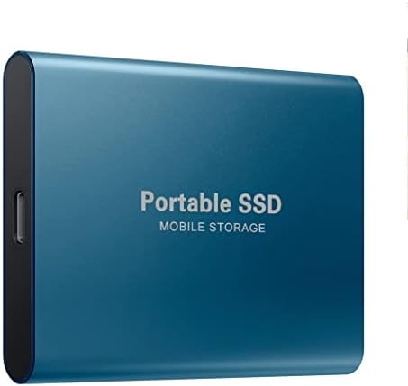WYFDP Type-c USB 3.1 SSD Преносима флаш памет 4 TB SSD Твърд диск за Лаптоп SSD Външен SSD Твърд диск за десктоп, лаптоп (Цвят: синьо