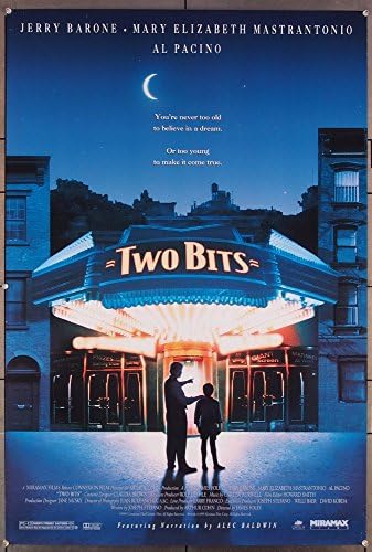 Два бита (1995) Оригиналните американски Плакат към филма на един лист 27x41 на руло В много добро състояние Филм АЛ ПАЧИНО МЕРИ ЕЛИЗАБЕТ