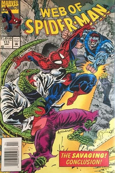 Интернет на Човека-паяк, № 111 (павилион за вестници) VF ; Комиксите на Marvel | поръчка на 2-ро появата на