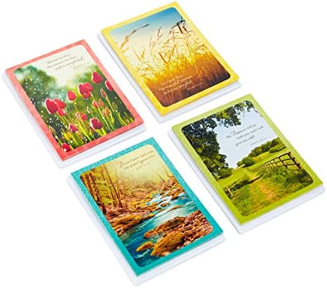 Dayspring Разнообразни картички с религиозни соболезнованиями (християнска молитва, 16 картички и пликове)