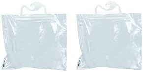 Преносима оригинална чанта Monaco Hang-Up, 10 x 8-1 / 2 инча, Бистра, Опаковка по 10 броя (2-(опаковка))