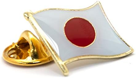 A-ONE 2 бр. в опаковка - Отлична нашивка Вълна от Канагавы + жени за лацкана с флага на Япония, нашивка Кацусика Хокусай, нашивка с бродерия