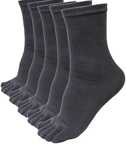 Къси Спортни Мъжки Ластични Чорапи с Пет чорапи за джогинг, 5 Чифта Чорапи, Чорапи за пръсти, Мъжки Чорапи за рокли 13 Размер
