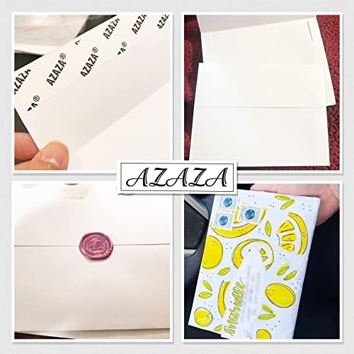 Бели пликове за печат A7, 5X7, 100 опаковки, бърз печат, за картички с размер 5x7, са идеални за сватби, покани, снимки, абитуриентски,