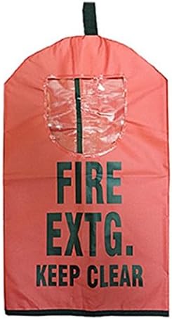 Покриване на пожарогасител с прозорец (Голяма - 31 x 16 1/2) 4 опаковки