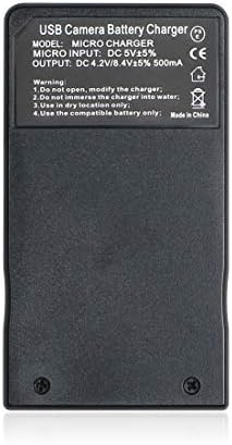 NB-11L Коварен USB зарядно устройство за Canon PowerShot ELPH 110 HS, 130 HS, 340 HS, 350 HS, A2300, SX400 is, A2400 is, A2500, A3500