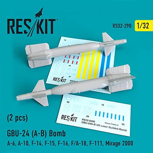 Reskit RS32-0290 – 1/32 GBU-24 (A-B) Бомба (2 бр.) за Пластмасови модели на самолети