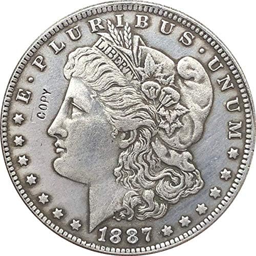 Монети Долара Морган САЩ 1887-ТЕ години на Копие COPYSouvenir Новост Монета, Монета за Подарък