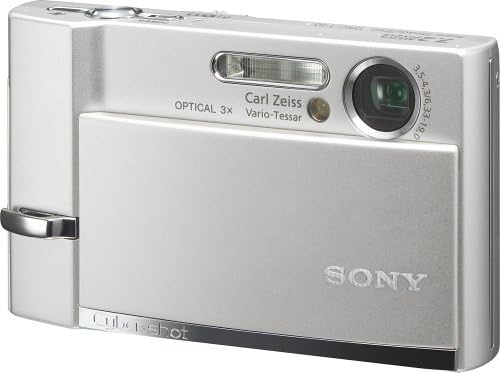 Цифров фотоапарат Sony Cybershot DSCT30 7,2 Мегапиксела 3-кратно стабилизирующим увеличение на Оптичен Супер