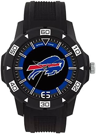 Мъжки часовник Game Time Buffalo Bills - Серия NFL Surge, Официално лицензирани, Издаден в ограничен тираж, с индивидуални номера от