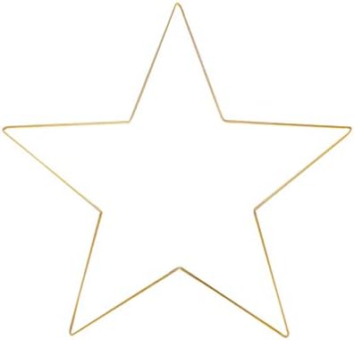 Veemoon Тел Звезда Метална Рамка със Звездите Стоманена Метална Звезда Жично Венец Форма за Diy Стъкла под формата На Пентаграма Стенно