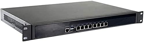 Защитна стена Partaker, VPN защитна Стена 1U за монтаж на багажник, Устройство за мрежова сигурност, КОМПЮТЪР-рутер, 8 Gigabit lan Intel