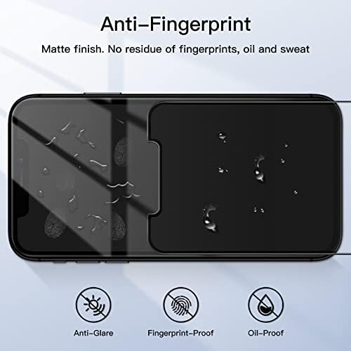 Матово Защитно фолио JETech за екрана на iPhone 11 / iPhone XR 6,1 инча, фолио, изработени от закалено стъкло със защита от отблясъци