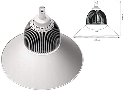 Индустриален led лампа LX-GKD005 мощност 150 W, 12 800 лумена, на ъгъла на 96 °, 100-240 vac / 50/60 Hz, Свързване на една кука + тел,