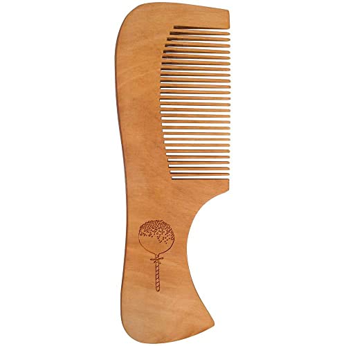Дървена четка за коса Шекерче на клечка (HA00041887)