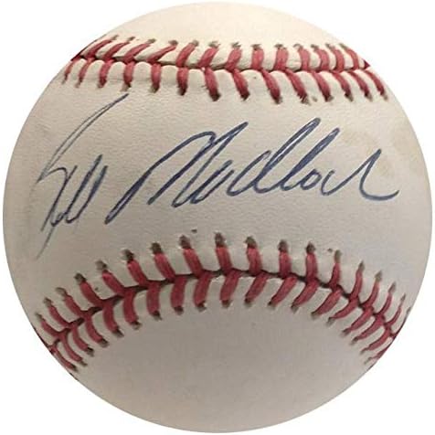 Бил Мэдлок С Автограф от Официалния Представител на Националната лига Бейзбол - Бейзболни топки с Автографи