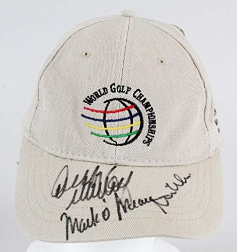 Шапка с автограф на световното Първенство по голф – COA JSA - на Шапки и очила за голф с автограф