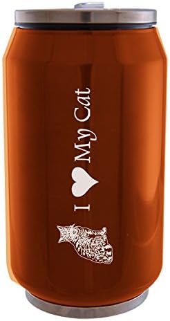 LXG, Inc. Капака на багажника от неръждаема стомана Can-I Love My Cat-Оранжев