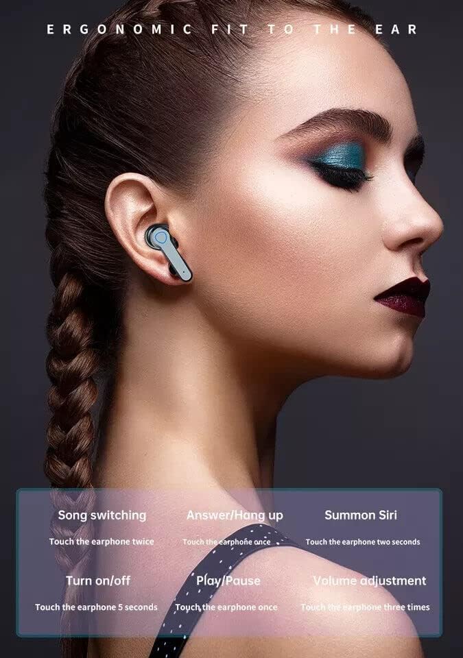 за Samsung Galaxy S20 + Истинските Безжични Bluetooth Слушалки 5.1 Слушалки Сензорно Управление с led цифров дисплей Калъф за зареждане,