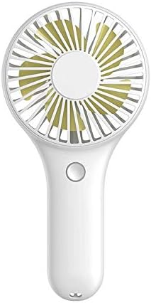 YCZDG Мини USB Вентилатор, Преносими Ръчно Акумулаторна Вградена Батерия Удобен Fan Охлаждане на Въздуха за дома и на открито (Бял цвят)