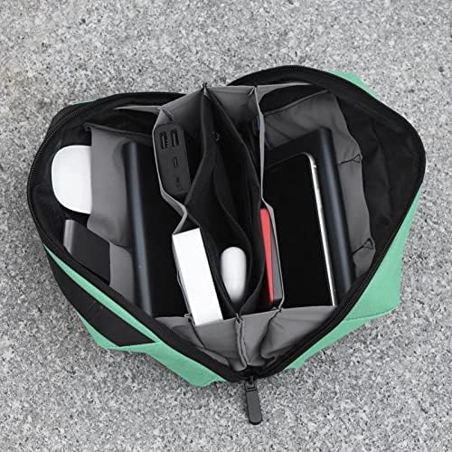 Чанта за Тоалетни принадлежности, Окачен Набор от Dopp за Мъже, Водоустойчива Чанта за Бръснене за Пътуване, Бирюзово-Зелен Реколта