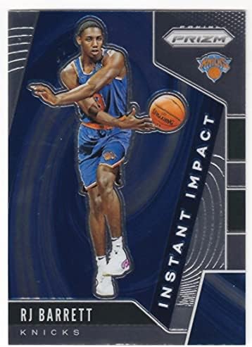 2019-20 Панини Prizm Instant Impact #22 Търговска картичка начинаещ баскетболния отбор от НБА RJ Barrett New York Knicks RC