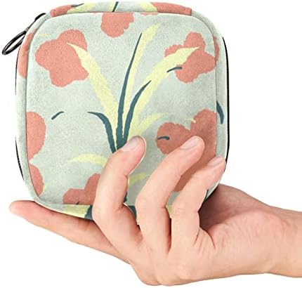 Чанта за съхранение на Хигиенни Кърпички ORYUEKAN, Преносими Многократна употреба Менструални Тампони джоб, Чанта за Съхранение на Тампони за Жени и Момичета, Пролетт?