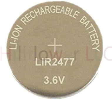 Hillflower 2 Бр LIR2450 2450 CR2450 LM2450 BR2450 Акумулаторна Обемна Литиева батерия продължително действие 3,6 В