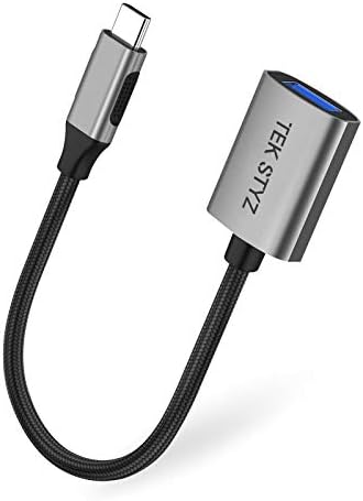 Адаптер Tek Styz USB-C USB 3.0 е обратно Съвместим с датчиците Samsung Galaxy S4 Zoom OTG Type-C/PD USB 3.0 за мъже и жени. (5 gbps)