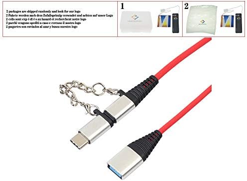 2 в 1 Type-C Plug + Micro USB Включете към USB 2.0 Женски OTG Кабел-Адаптер Тел Линия за Предаване на данни на Мобилния Телефон Конвертор