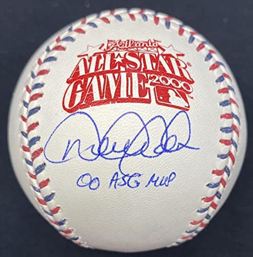 Дерек Джитър 00 ASG MVP Подписа Бейзболни топки с Логото на All Star Game 2000 MLB с Голографическими автограф
