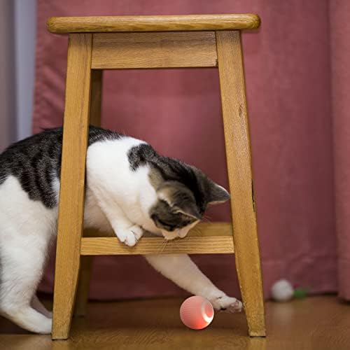 Играчки за Котки Интерактивен Топката Gravity Интелигентни Играчки за Котки, която се презарежда Автоматично движеща Се Топка за домашни