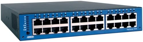 Комутатор Adtran NetVanta 1544 ниво 3 Gigabit Ethernet (2-ро поколение) - 24 порта Управлява - 24 x RJ-45 - 4 x слотове за разширения